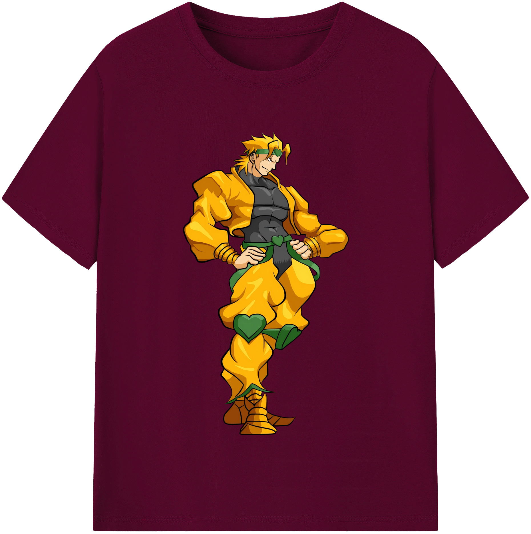 （画像用） ジョジョの奇妙な冒険 ディオ?ブランドー JoJo's Bizarre Adventure Dio Brando レディースカジュアルプリントTシャツ（綿100％）